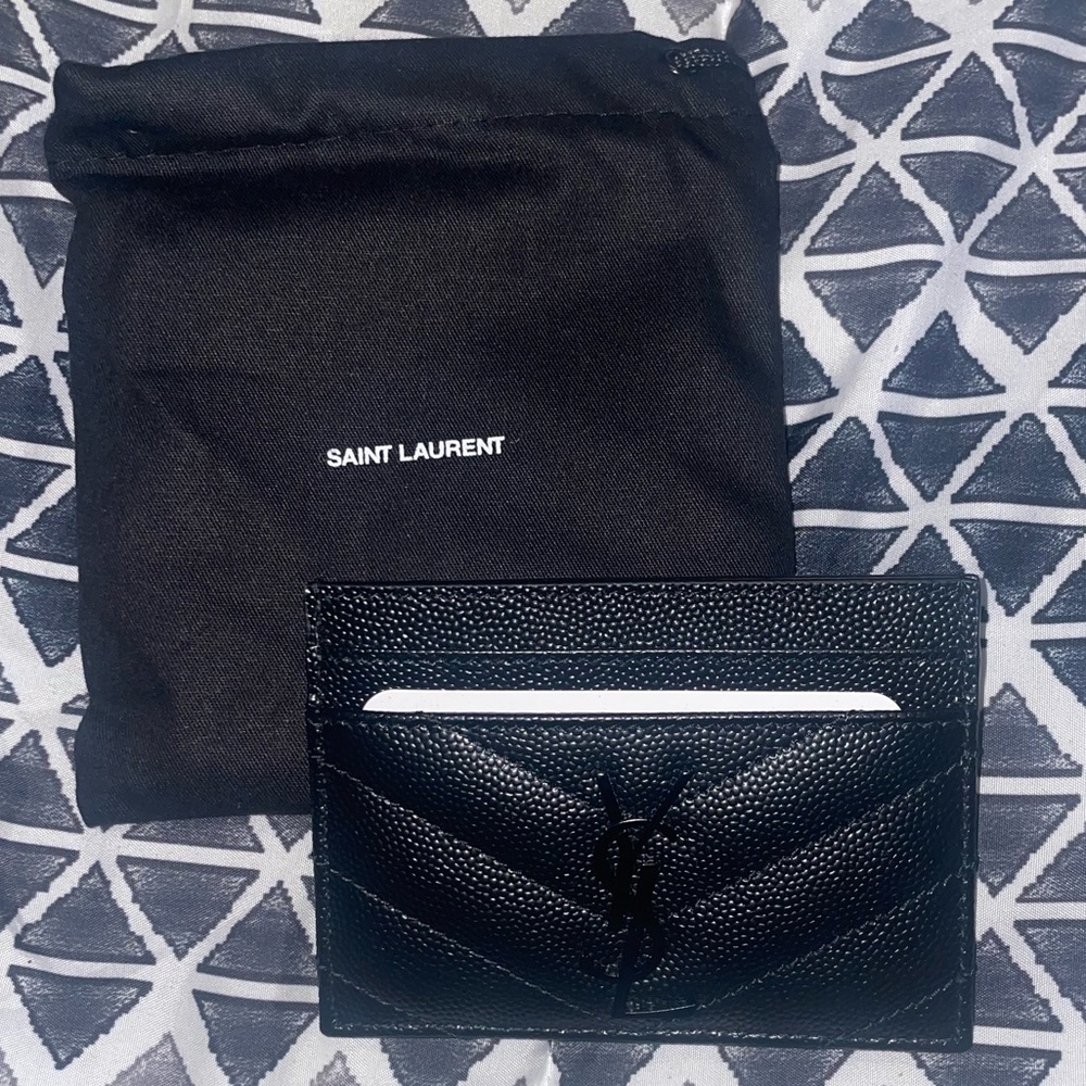 Black Yves saint Laurent (wallet)